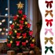 thumbnail image 1 of 12pcs Small Velvet Christmas Bows, Bow For Tree Wreath Gift Wrap Crafts, Wedding Party Bows For Snack Bags Baking Candy Bags Home Decoration, High-Quality Velvet Bows, Festive Bow Decorations,, 1 of 9