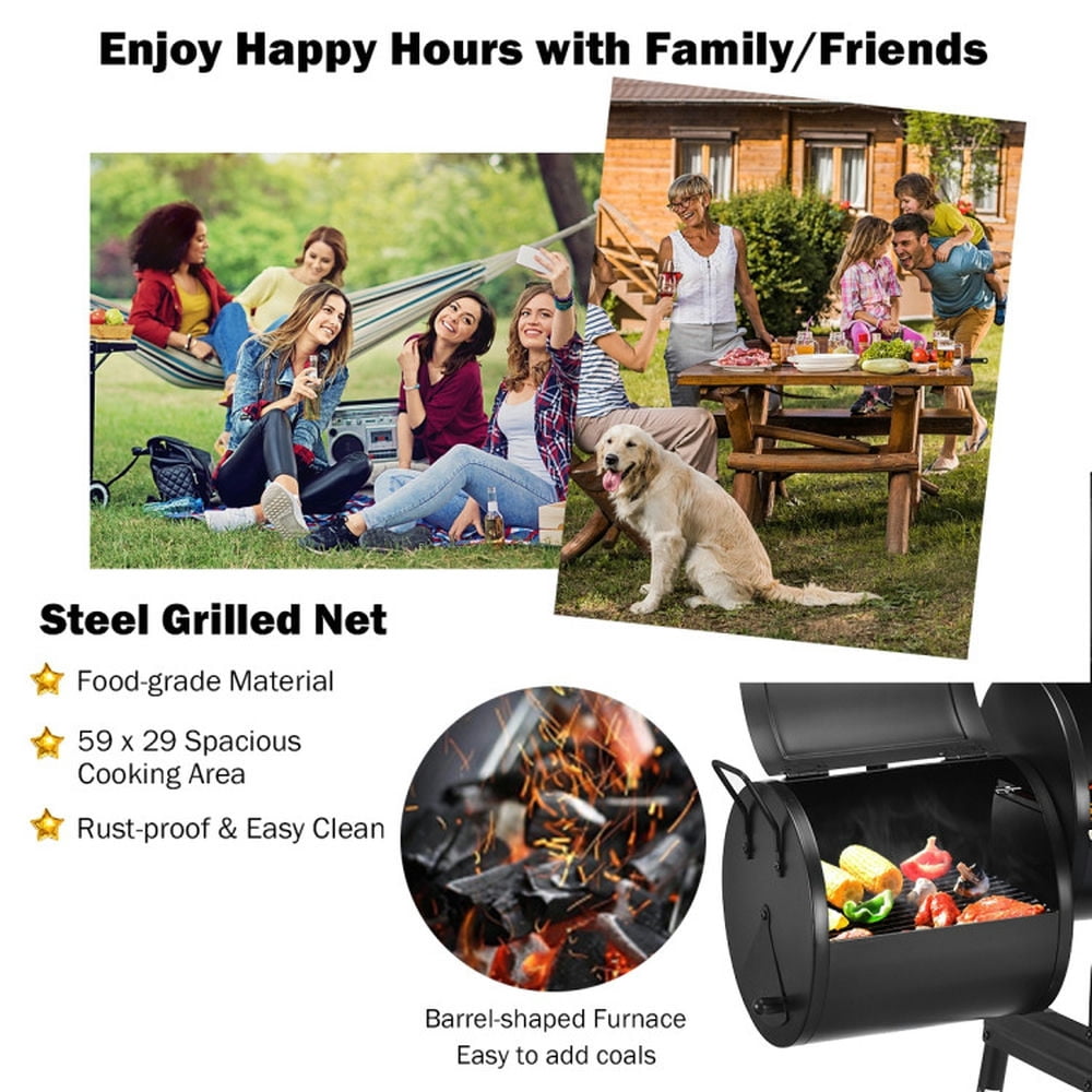 Barara King Cooking Grills, Outdoor Picnics Grills, Outdoor BBQ Grill Barbecue Pit Patio Cooker