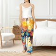 thumbnail image 4 of Fotbe Colorful Fishing Boats Pantalones de Pijama para Mujer, Pantalones de Dormir, Pantalones Pj con Cordón y Bolsillos-Medium, 4 of 6