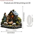 thumbnail image 4 of Nativity Desktop Decoration for Living Room, Spring Easter Decor Easter Indoor Decor, Easter Decorations Valentine Day Decor, 4 of 7