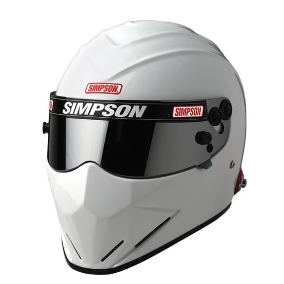 Simpson Racing 7297341 SA2020 Diamondback Racing Helmet 7-3/4 White