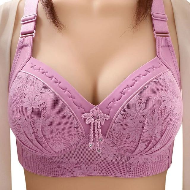 Sujetador sin aros y con fruncido fino para mujer: ropa interior cómoda con colección superior, nailon/spandex, tallas M-XXXXL, para todas las estaciones.