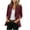Wine-1, variant on Womens Casual Blazers Open Front Long Sleeve Work Office Suit Jackets Lightweight Slim Fit Blazer Jacket with Pockets