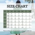 thumbnail image 4 of KLHDSF Dresses For Women Bohemian Floral Print Short Sleeve Dress Loose Casual Summer Vacation White S, 4 of 6