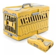 thumbnail image 1 of Transportadora plegable para mascotas 56 cm, jaula portátil para perros y gatos, estructura de plástico, con puerta y ventilación, caja de viaje cómod, 1 of 8