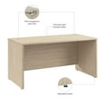 thumbnail image 5 of Arrive 60W x 30D Office Desk in Natural Elm - Engineered Wood, 5 of 9