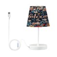 thumbnail image 2 of BZSMCE Table Lamp Creative Bloom Elements Pattern Simple Pattern Night Light, 2 of 8