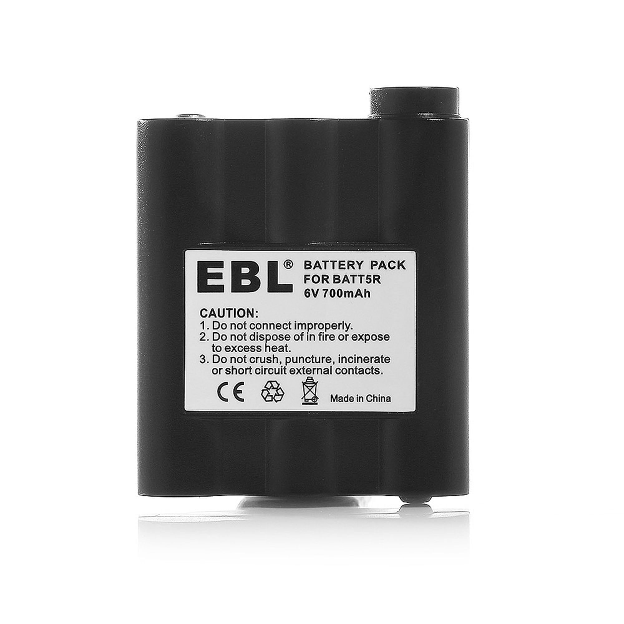 Replacement Battery for Midland Two-Way Radio 800mAh, 6V, NIMH 2 Pack Replacement Battery for Midland LXT310 