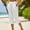 White, variant on Dianli Gifts Linen Capris Women's Linen Loose Pants Button Elastic Waist Casual Straight Tube Capris Cotton Linen Relaxed Fit Breathable Button Detail Pocketed Capri Pants
