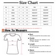 thumbnail image 3 of Puntoco Mujer Verano Moda Manga Corta V-Cuello Impresión Casual Blusa Camiseta Tops Puntoco Puntoco-3514, 3 of 3