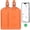 Orange*2 Pack, variant on Luggage Tags Built-in Anti-Loss Tracker, Luxury Leather Luggage Tags for Suitcase, Travel Bags, Backpacks, Travel Organizer for Lost Baggage Prevention (Orange*2 Pack)