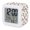 Ivory, Black, Terracotta, Peach, variant on Halloween Digital Alarm Clock for Bedrooms, Smart LED Alarm Clock with 7 Color Changing Night Light, Cats Ghosts Star Moon Pumpkins Silent Wake Up Clocks for Sleep Study Cooking 3.2"x3.2"