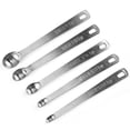 thumbnail image 1 of Juego de 5 cucharas medidoras de condimentos de acero inoxidable para cocina y repostería., 1 of 7