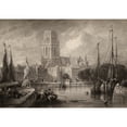 thumbnail image 2 of Posterazzi DPI1857544LARGE Church of St. Lawrence Rotterdam Holland Engraved by J. Carter From A 19th Century by D. Roberts Poster Print, Large - 36 x 24, 2 of 4