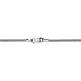 thumbnail image 4 of 14K White Gold chain Spiga (Wheat) Diamond-cut 16 in 1.3 mm, 4 of 5