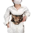 thumbnail image 2 of Vintage Corset for Women with Floral Pattern Back Straps, 2 of 9