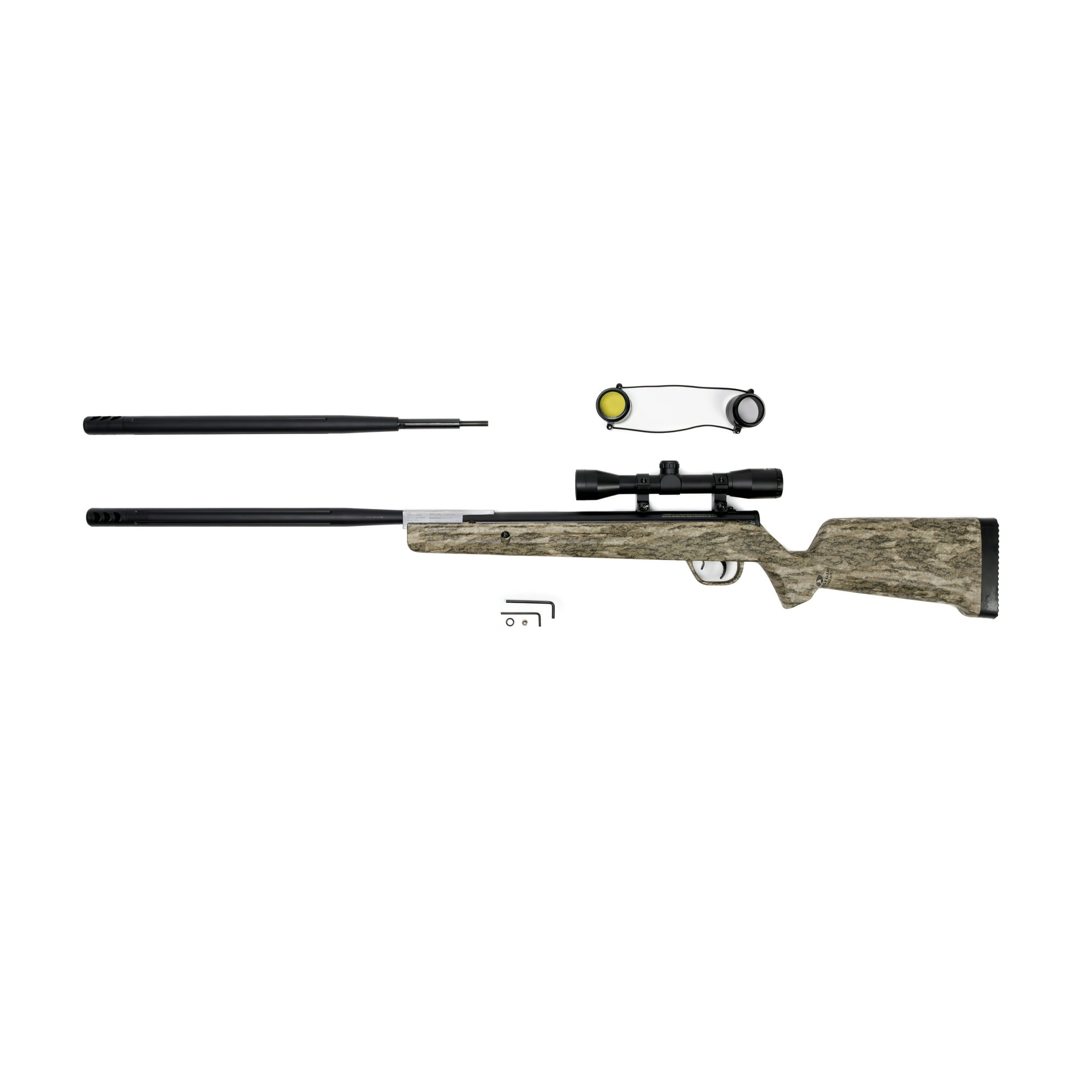 Barra 1200g Dual Caliber Gas Piston Break Barrel, Mossy Oak New Bottomland