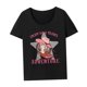 thumbnail image 5 of Camiseta de mujer con cuello redondo, informal, de verano, para viajes, uso diario, camping S, 5 of 8