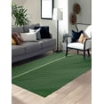 thumbnail image 2 of Office Rug, Green Leaf Rugs, Indoor Rug, Leaf Rugs, Front Door Rug, Decorative Rugs, Modern Rugs, Floral Rug, Living Room Rug, Area Rug, 2.6'x6.5' - 80x200 cm, 2 of 9