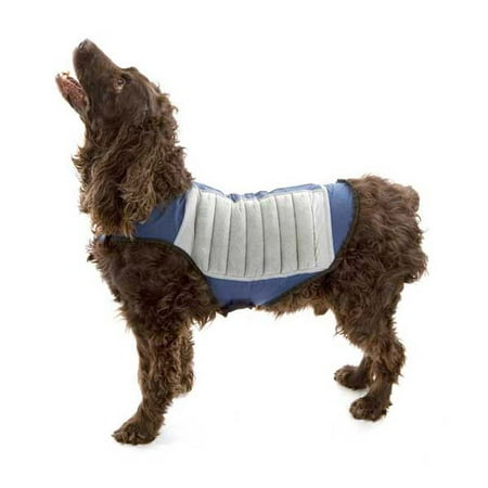 Cool K9 Dog Cooling Jacket Medium Blue/Gray (Best Cooling Jacket For Dogs)