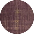 thumbnail image 1 of Ahgly Company Indoor Round Oriental Brown Industrial Area Rugs, 4' Round, 1 of 4