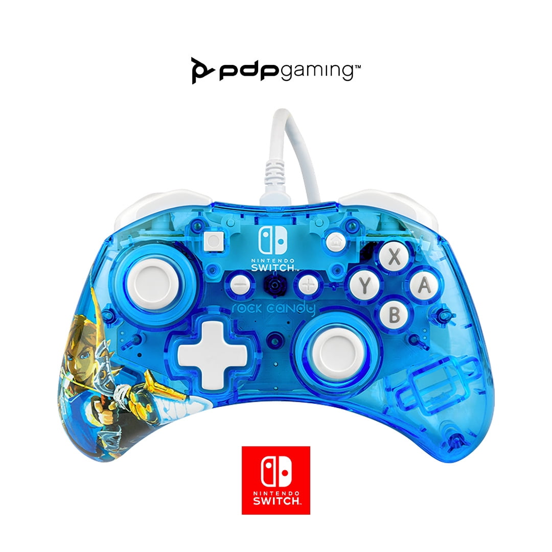 PDP Rock Candy Wired Controller: Berry Brave Link Nintendo Switch, Nintendo Switch (OLED Model)