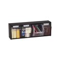 thumbnail image 2 of deflecto Tilt Bin Plastic Storage System w/4 Bins, 23 5/8 x 6 5/8 x 8 1/8, Black, 2 of 3