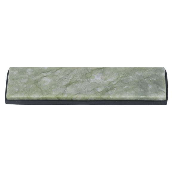 Blade Whetstone, Beautiful Emerald Knife Sharpening Stone 10000 Grit With Rubber Base For Restaurant