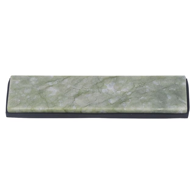 Blade Whetstone, Beautiful Emerald Knife Sharpening Stone 10000 Grit With Rubber Base For Restaurant