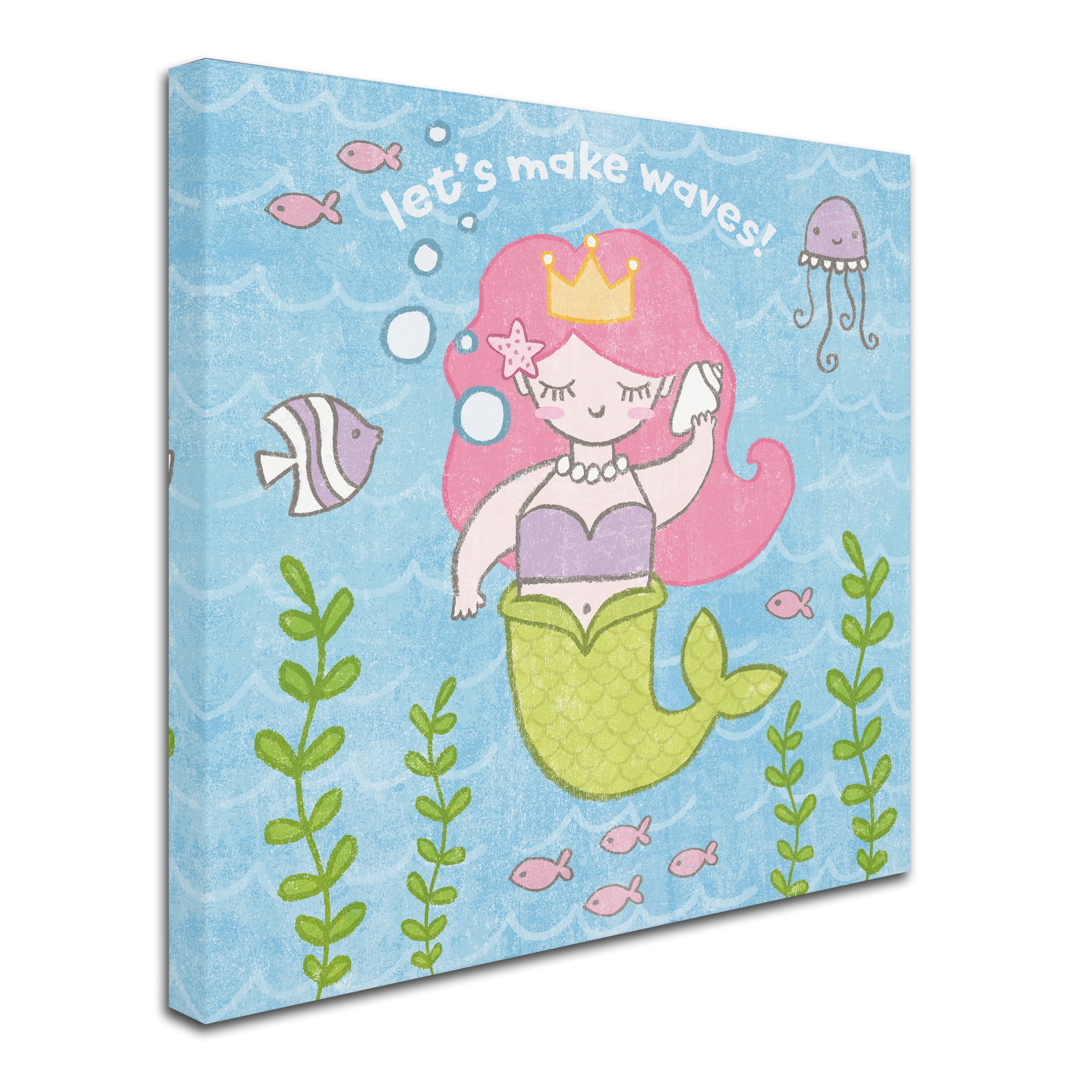 Trademark Fine Art 'Magical Mermaid I' Canvas Art by Moira Hershey