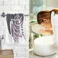 thumbnail image 7 of Yayeee 2 Pack Hand Towels for Bathroom 100% Cotton 16" x 28" Soft Absorbent Kitchen Towel, White Skeleton, 7 of 7