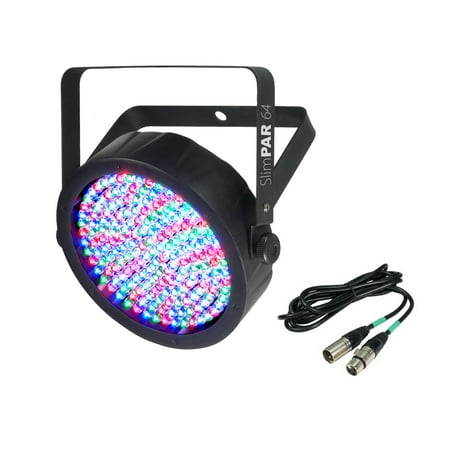 - NEW CHAUVET SlimPar 64 LED DMX Slim Style Par Can DJ Stage Light + 25' DMX Cable