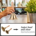 Two Bell Shape AURARMLET 2Pcs Bell Shape Metal Small Handle Bell for Party and ...