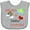 AC-Heather Grey, variant on Inktastic Someone in Maine Loves Me Boys or Girls Baby Bib