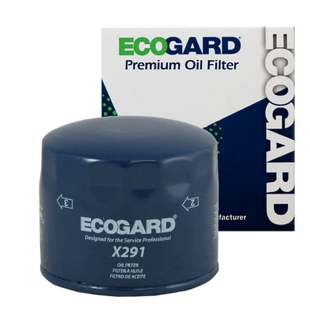 ECOGARD X291 Spin-On Engine Oil Filter for Conventional Oil - Premium Replacement Fits Honda Civic, Accord, Prelude, Wagovan / Acura