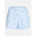 thumbnail image 6 of Joyspun Women's Woven Pajama Boxer Shorts, Sizes XS to 2X, 6 of 6