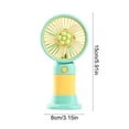 thumbnail image 3 of Voglyf Mini Handheld Fans, Cute Portable Pocket Personal Fan For Women Teens Girls Travel Trips, Lightweight Compact Fan Set For Outdoor Party Favors Holiday Gifts & Giveaways(1PCS,Green), 3 of 8