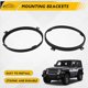 thumbnail image 4 of 2Pcs for Jk Tj 07-17 7-Inch Led Headlight Round Ring Mounting Bracket for Headlight Mounting Lamp Holders Black, 4 of 5