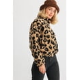 thumbnail image 3 of Leopard Teddy Zip-up Two Pocket Jacket, 3 of 5