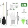 thumbnail image 2 of JJEAN-Diatomaceous Earth Duster,Garden Powder Sprayer,Garden Duster Applicator Dispenser with Long Metal Tube,Bulb Duster Sprayer for Home Organic Gardening Agricultural Supply, 2 of 4