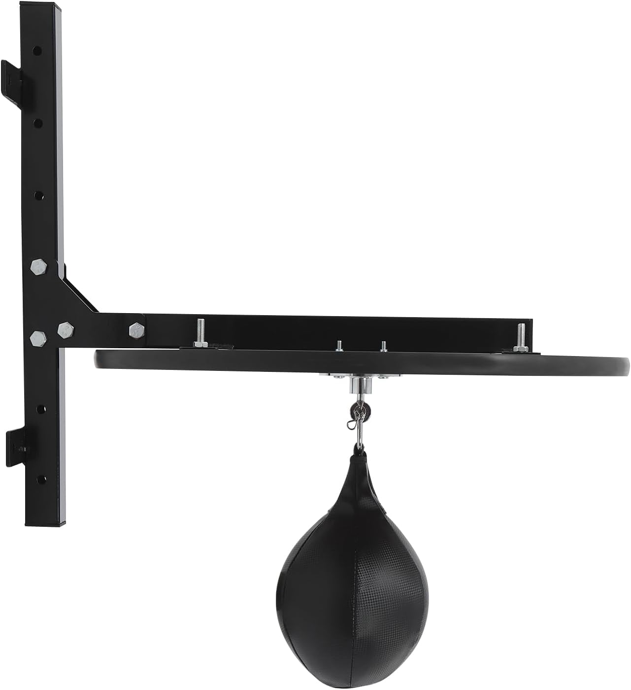 Speed Bag Platform Speed Bag Boxing Kit for Adults Height Adjustable Wall-Mounted Heavy Duty Boxing Training Equipment 360° Rotatable Speed Ball with Punching Ball Fits Home Gym Workout
