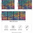 thumbnail image 4 of GZHJMY Satin Pillowcase for Hair and Skin, Retro Geometric Cooling Pillow Case with Envelope Closure Soft Breathable Silk Satin Pillow Cover for Sleeping Standard Size 26x20 in Home Decor, 4 of 7