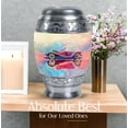 thumbnail image 4 of Neon Fluid Motoring Cremation Urn, Large Urn For Ashes Adult Male, Memorial Urns For Mom Ashes, Funeral Urns Male And Female Ashes, Unique Urns For Ashes, Urn For Women - 10inch, Burial Urns For Ash, 4 of 5