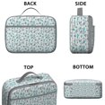 thumbnail image 3 of Desert Cactus Art Insulated Lunch Bag - Lightweight, Durable Oxford Cloth, Leakproof Interior for School & Work (Southwestern Succulent & Kawaii Cactus), 3 of 6