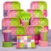 Pink Lego Party Supplies - Purple