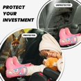 thumbnail image 4 of Naloa Streamside Meditating Fox 2Pcs Anti-Kick Back Seat Cover Kick Mat, Car Seat Protector with 3 Storage Pockets, 4 of 8