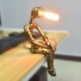 thumbnail image 3 of Lámparas de robot industrial para niños Lámpara Steampunk de estilo retro Lámpara de mesa fresca y linda Luz de tubería de agua para oficina, dormitorio, sala de estar, 3 of 7