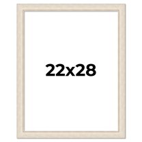 22x28 Frame White Real Wood Picture Frame Width 1.75 inches | Interior Frame Depth 0.5 inches |