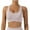 Pink, variant on JIUKE Sport Bras for Women Ribbed Knit Seamless Full Support Bralettes Full Coverage Comfortable Workout Bras