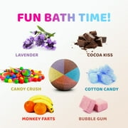 Bath Bombs for Kids with Surprise Inside Amazing Poke Toys Handmade in USA Natural and Safe by Relaxcation